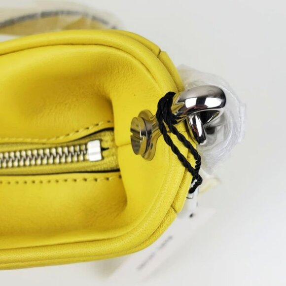 Marc Jacobs Calfskin Tempo Baguette Shoulder Bag Meadowlark NWT - Picture 5 of 9